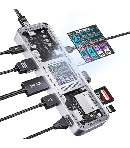 Dockcase 10-in-1 USB-C ハブ100W PD 8K 4K Amazon | DOCKCASE Explorer Edition USB Cハブ (10-in-1) 4K